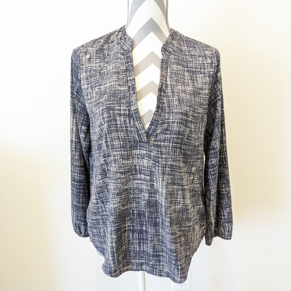 V-neck blouse